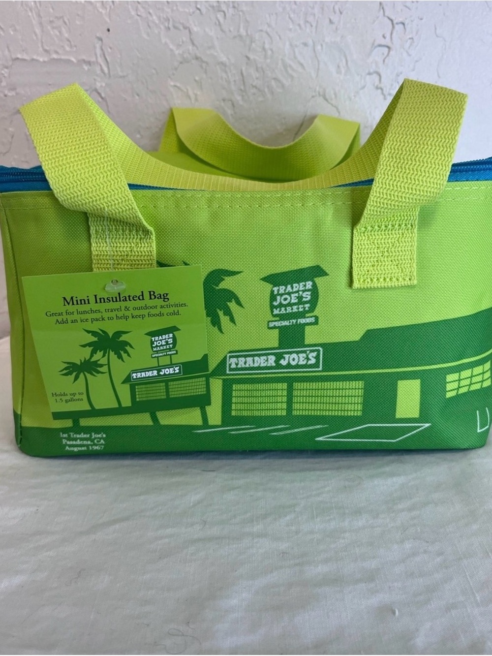 NWT Trader Joe's Lime Mini Insulated Bag